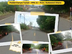 BPJN Sulut Terapkan Padat Karya Tunai: Bahu Jalan Nasional Diperbaiki, Warga Sekitar Ikut Sejahtera
