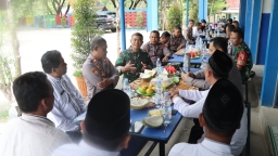 Bincang Santai Kapolres Nganjuk Bahas Harkamtibmas Bersama Forkopimcam Ngetos